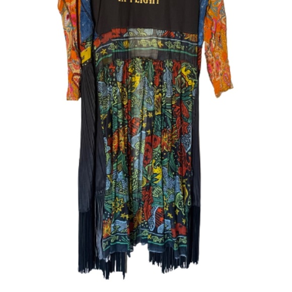 Custom Fleetwood Mac Stevie nicks Rhiannon Fringe Festival Kimono duster coat - Picture 9 of 11